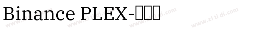 Binance PLEX字体转换